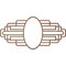 Ekena Millwork Elizabeth Wood Fretwork Prcd Ceiling Medallion, Walnut, 26"W x 13"H x 7 1/8"IW x 12 3/8"IH x 3/8"T CMWP26X13X0375EBWA - alternate 4